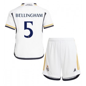 Real Madrid Jude Bellingham #5 Domaci Dres za djecu 2023-24 Kratak Rukav (+ Kratke hlače)